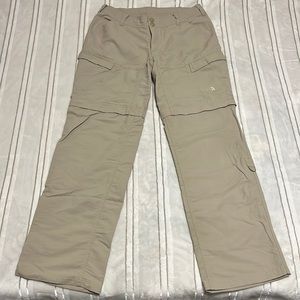 The North Face hiking convertible pants.